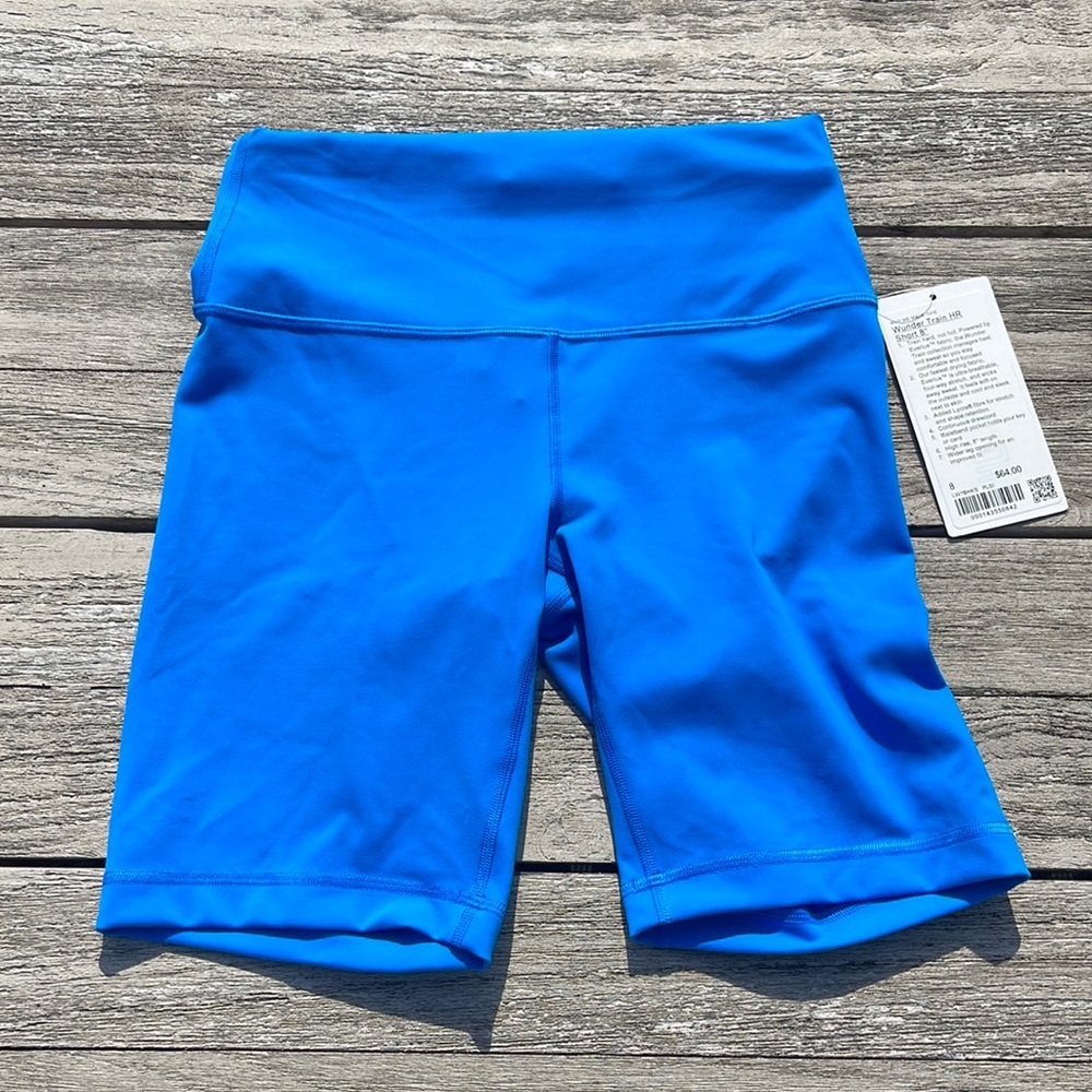 lululemon Wunder Train High-Rise Short 6" in poolside size 8 NWT influencer